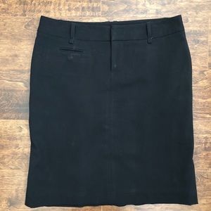 Black pencil skirt